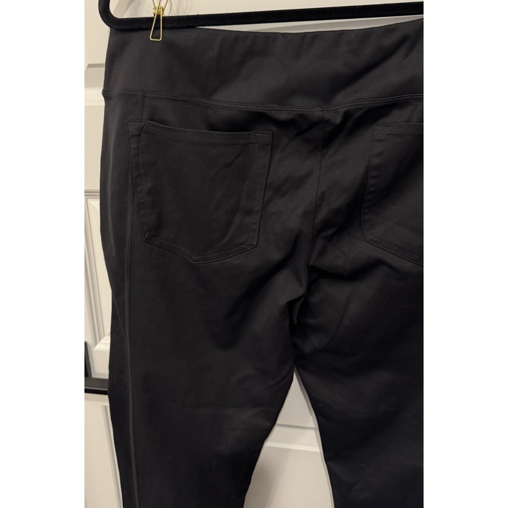 RIDGECUT Women's NEW Black Cropped Leggings Pants Workout Size XL Spandex - Picture 4 of 7